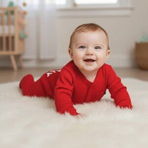 Baby B'Gosh B'Jolly One-Piece Waffle Knit Jumpsuit size 6 Months